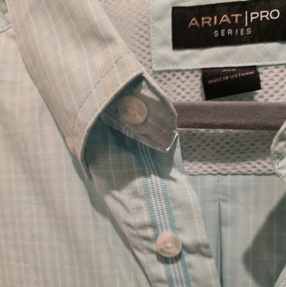 Ariat Pro Short Sleeve Button Down Shirt. Size 2XLT - Picture 9 of 9
